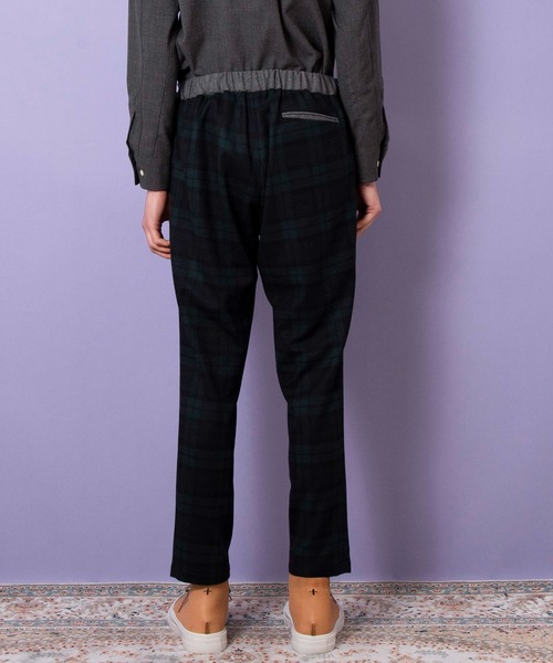 FACTOTUM（ファクトタム）の「【FACTOTUM】C/Fカシミヤブレンド1タックパンツ（スラックス・メンズ・チェック/その他/ブラック・44/48/46）」の8枚目の写真