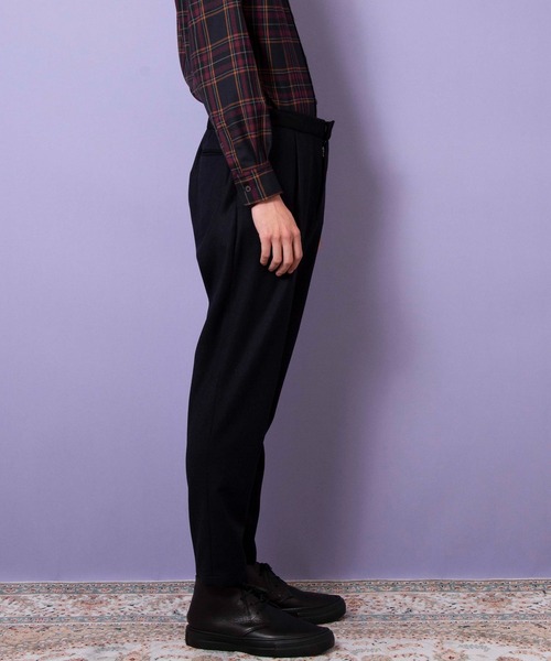 FACTOTUM（ファクトタム）の「【FACTOTUM】C/Fカシミヤブレンド1タックパンツ（スラックス・メンズ・チェック/その他/ブラック・44/48/46）」の15枚目の写真