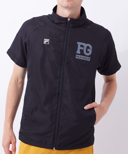 FILA（フィラ）の「【FILA GOLF/フィラゴルフ】ブランドロゴ 袖着脱式 裏メッシュ ブルゾン/撥水加工（ブルゾン・メンズ・ホワイト/ブラック/ネイビー/ブルー・LL/3L/M/L）」の6枚目の写真