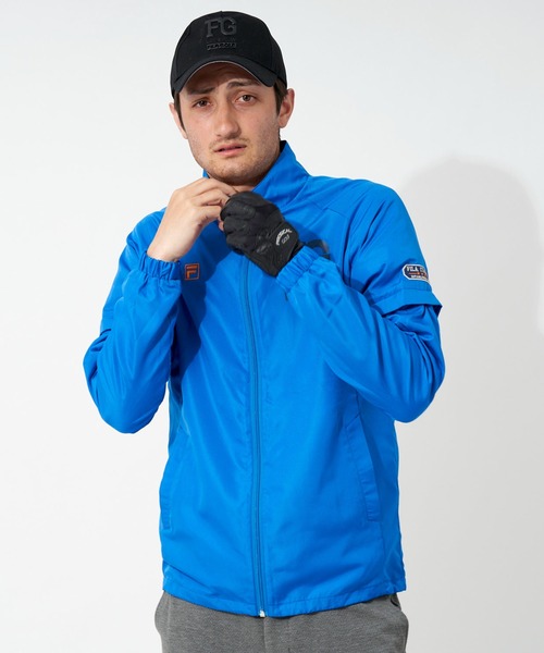 FILA（フィラ）の「【FILA GOLF/フィラゴルフ】ブランドロゴ 袖着脱式 裏メッシュ ブルゾン/撥水加工（ブルゾン・メンズ・ホワイト/ブラック/ネイビー/ブルー・LL/3L/M/L）」の12枚目の写真