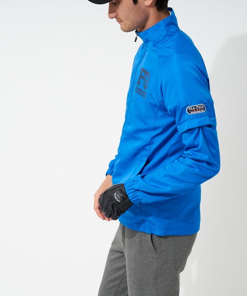 FILA（フィラ）の「【FILA GOLF/フィラゴルフ】ブランドロゴ 袖着脱式 裏メッシュ ブルゾン/撥水加工（ブルゾン・メンズ・ホワイト/ブラック/ネイビー/ブルー・LL/3L/M/L）」の20枚目の写真