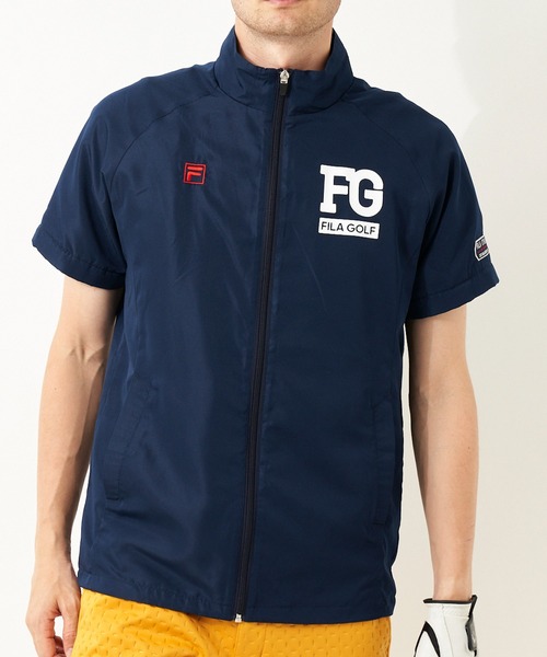 FILA（フィラ）の「【FILA GOLF/フィラゴルフ】ブランドロゴ 袖着脱式 裏メッシュ ブルゾン/撥水加工（ブルゾン・メンズ・ホワイト/ブラック/ネイビー/ブルー・LL/3L/M/L）」の22枚目の写真