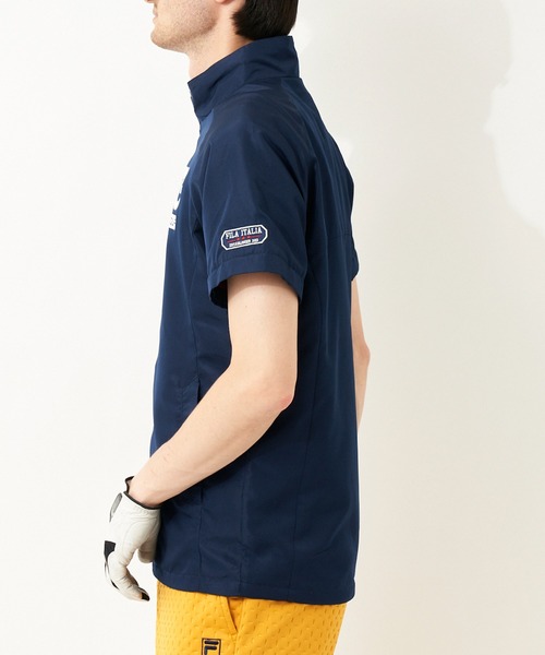 FILA（フィラ）の「【FILA GOLF/フィラゴルフ】ブランドロゴ 袖着脱式 裏メッシュ ブルゾン/撥水加工（ブルゾン・メンズ・ホワイト/ブラック/ネイビー/ブルー・LL/3L/M/L）」の9枚目の写真