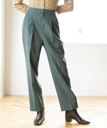 koe | センタープレスカラーテーパードパンツ＊(スラックス)