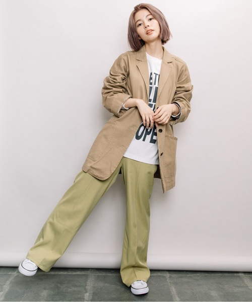 refinedworks（リファインドワークス）の「テーラードジャケット（テーラードジャケット・レディース・ブラック/ベージュ/カーキ・FREE）」の20枚目の写真