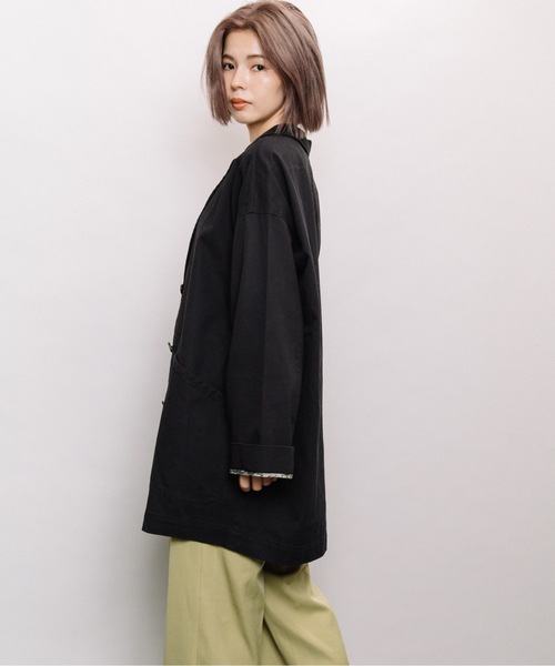 refinedworks（リファインドワークス）の「テーラードジャケット（テーラードジャケット・レディース・ブラック/ベージュ/カーキ・FREE）」の18枚目の写真