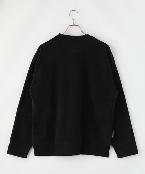 UNIVERSAL OVERALL（ユニバーサルオーバーオール）の「【UNIVERSAL OVERALL】POLARTEC FLEECE CREW / フリースプルオーバー（スウェット・メンズ・ベージュ/ブラック/オリーブ・SMALL/LARGE/MEDIUM）」の11枚目の写真