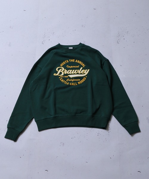 SPINNS(スピンズ)の「【ゆったりシルエット】BRAWLEY刺繍ロゴスウェット(スウェット・メンズ・アッシュグレー/ダークグリーン/ロイヤルブルー/イエロー/サックスブルー・ONESIZE)」の20枚目の写真