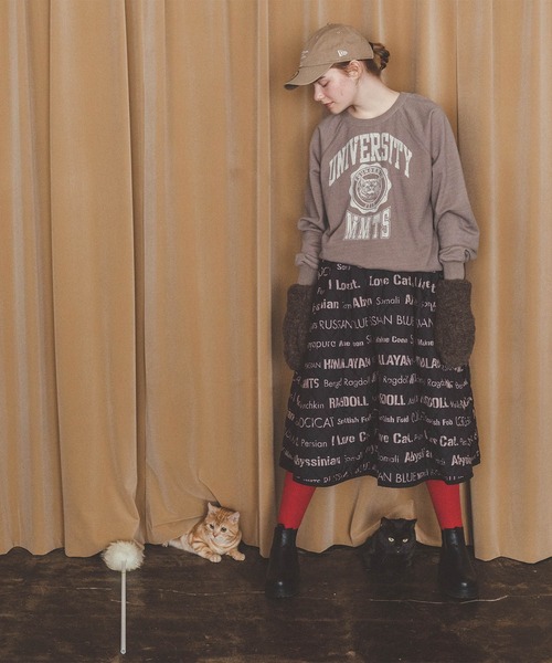 mmts（マミタス）の「＜UNISEX＞NEWERA × mmts / "NO CAT, NO LIFE." CAP（キャップ・レディース・ベージュ・ONE SIZE）」の6枚目の写真
