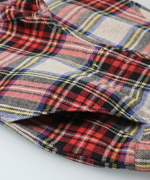 Moujonjon（ムージョンジョン）の「ニットジャガードチェックパンツ（その他パンツ・キッズ・レッド/イエロー・120/95/100/110/130/90）」の5枚目の写真