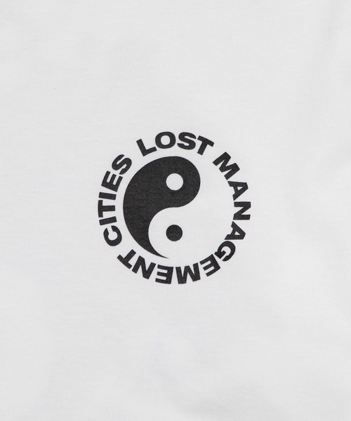 LMCの「【LMC】YINGYANG LONG SLV TEE / エルエムシー 陰陽 グラフィック ロングスリーブ Tシャツ（Tシャツ/カットソー・メンズ・ベージュ/ホワイト・LARGE/MEDIUM/SMALL/X-LARGE）」の4枚目の写真