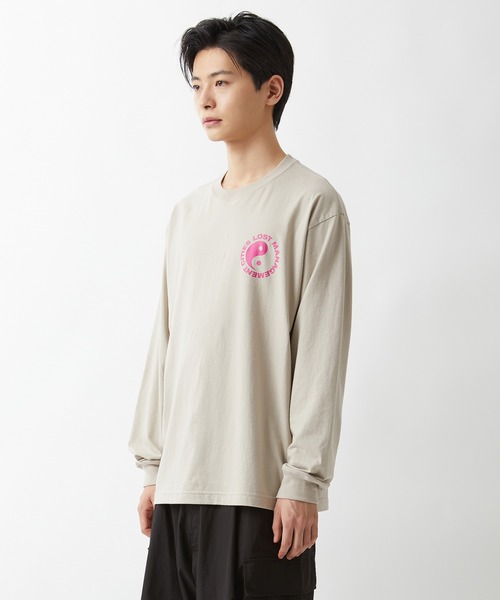 LMCの「【LMC】YINGYANG LONG SLV TEE / エルエムシー 陰陽 グラフィック ロングスリーブ Tシャツ（Tシャツ/カットソー・メンズ・ベージュ/ホワイト・LARGE/MEDIUM/SMALL/X-LARGE）」の14枚目の写真