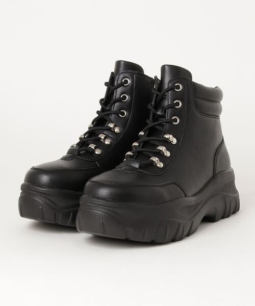 exclamation（エクスクラメーション）の「exclamation ハイカットダッドスニーカー（スニーカー・メンズ・ブラック・40/42/44）」の3枚目の写真