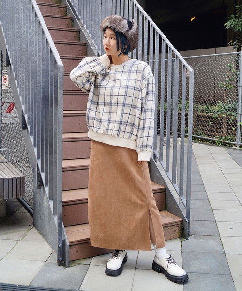 179/WG（イチナナキュウダブルジー）の「ファーフライトキャップ（キャップ・レディース・ブラック/ベージュ・FREE）」の20枚目の写真