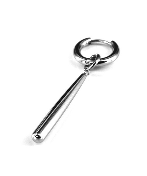 LHME(エルエイチエムイー)の「【LHME】リンクドロップピアス/サージカルステンレス 2EA003(ピアス(片耳用)・メンズ・シルバー/シルバー系その他・FREE)」の6枚目の写真