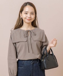 flower | スクエアカラーブラウス(シャツ/ブラウス)