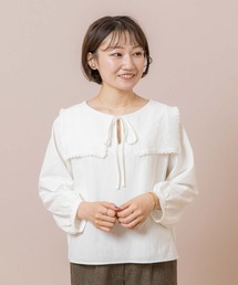 flower | スクエアカラーブラウス(シャツ/ブラウス)