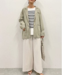 BEARDSLEY | 表面はサラっと裏は起毛にしていてあたたかいバギー裏毛パンツ(その他パンツ)