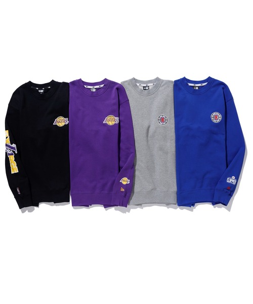 XLARGE（エクストララージ）の「LAKERS STANDARD LOGO CREWNECK SWEAT（スウェット・メンズ・ブラック/パープル・S/M/L/XL）」の10枚目の写真