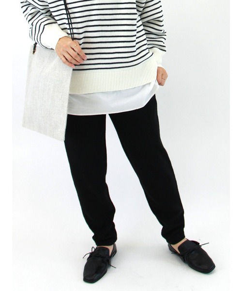 Lugnoncure（ルノンキュール）の「テーパードカットパンツ（その他パンツ・レディース・ブラック/グレー・ﾌﾘ-）」の2枚目の写真