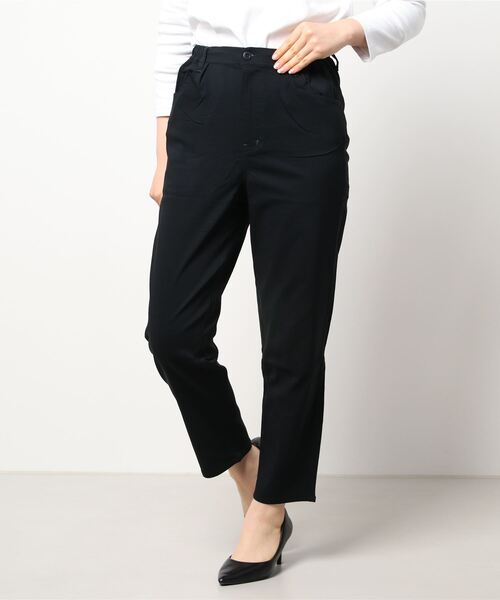 KRIFF MAYER Lady's Collection(クリフメイヤーレディースコレクション)の「むちゃ伸びカラーパンツ(その他パンツ・レディース・グリーン/レンガ/ブラック/キャメル/ネイビー・MEDIUM/LARGE)」の2枚目の写真