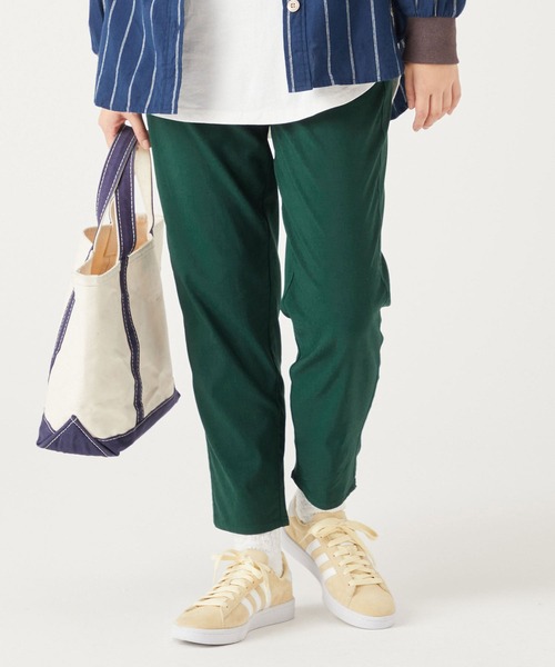KRIFF MAYER Lady's Collection(クリフメイヤーレディースコレクション)の「むちゃ伸びカラーパンツ(その他パンツ・レディース・グリーン/レンガ/ブラック/キャメル/ネイビー・MEDIUM/LARGE)」の3枚目の写真
