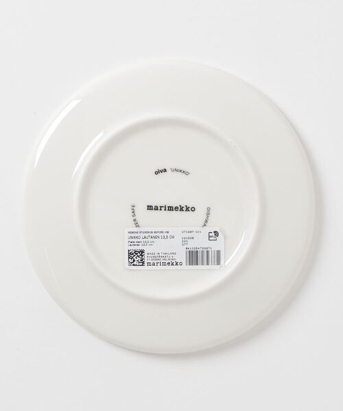 marimekko(マリメッコ)の「Unikko / plate diam 13,5 cm(食器・レディース・ブルー・FREE)」の3枚目の写真
