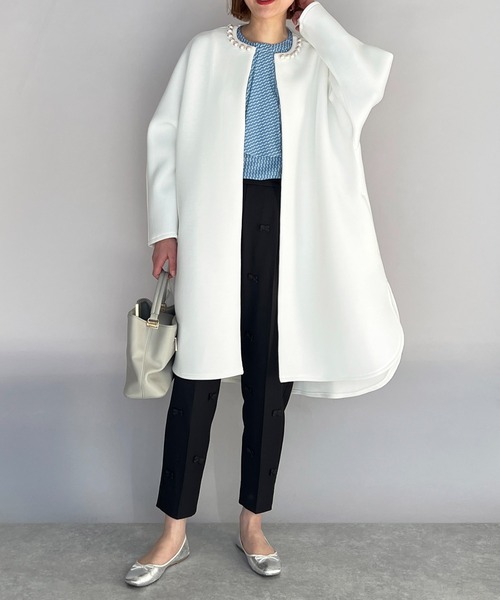 PICCIN(ピッチン)の「レトロプリントボウタイブラウス(シャツ/ブラウス・レディース・ベージュ/サックスブルー/ピンク・M)」の14枚目の写真