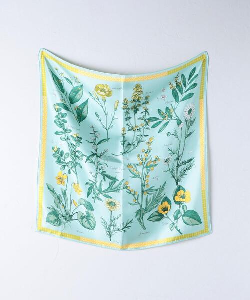 manipuri(マニプリ)の「<manipuri(マニプリ)>シルク スカーフ 22SS(バンダナ/スカーフ・レディース・ピンク/ライトグレー/ライトブルー/オレンジ・FREE)」の8枚目の写真