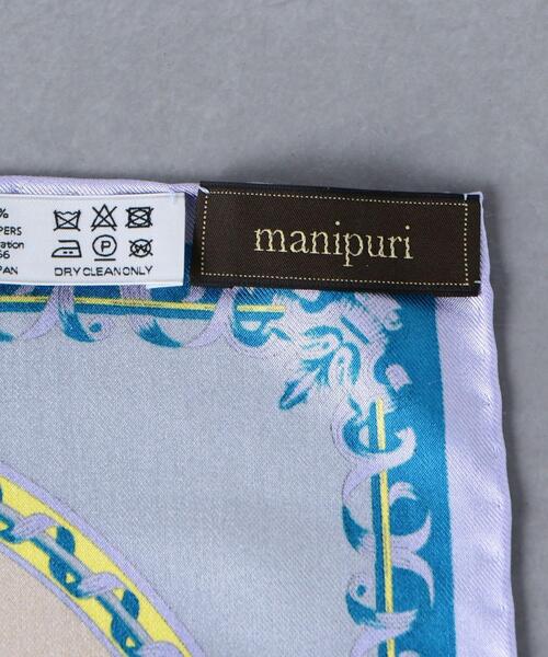 manipuri(マニプリ)の「<manipuri(マニプリ)>シルク スカーフ 22SS(バンダナ/スカーフ・レディース・ピンク/ライトグレー/ライトブルー/オレンジ・FREE)」の11枚目の写真