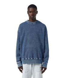 DIESEL | DIESEL SS22 メンズ  デニム スウェット ジョグファブリック サステナブル(スウェット)