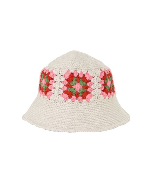 jouetie(ジュエティ)の「クロシェニットハット(ハット・レディース・ブラック/ブラウン/オフホワイト・FREE)」の14枚目の写真