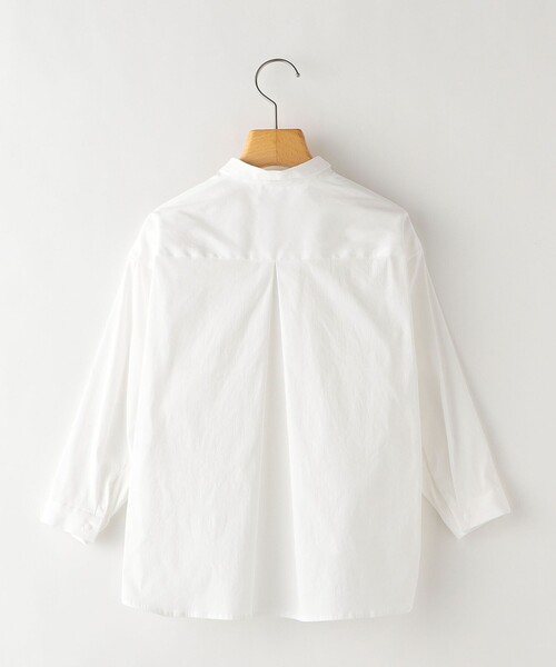 SHIPS（シップス）の「MOUN TEN.:110～140cm / ストレッチ ポプリン ビッグ シャツ（シャツ/ブラウス・キッズ・ホワイト・110/125/140）」の6枚目の写真