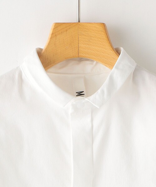 SHIPS（シップス）の「MOUN TEN.:110～140cm / ストレッチ ポプリン ビッグ シャツ（シャツ/ブラウス・キッズ・ホワイト・110/125/140）」の5枚目の写真