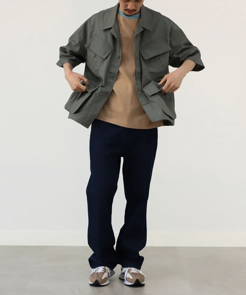 BeAMS DOT（ビームスドット）の「【WEB限定】BeAMS DOT / BDU ショートスリーブ シャツ（シャツ/ブラウス・メンズ・チャコールグレー/オリーブ・MEDIUM/LARGE）」の20枚目の写真