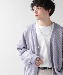 コモン柄ニットカーディガン/264665