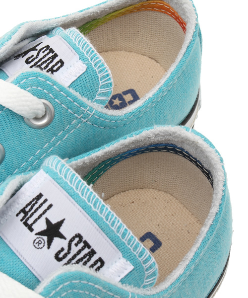 CONVERSE(コンバース)の「ALL STAR BLEACHEDSWEAT OX / オールスター ブリーチドスウェット OX(スニーカー・レディース・オレンジ/ターコイズブルー/グレー・7.5/10.5/5.5/5/3.5/4.5/7/6/8/3/4/6.5/8.5/9/9.5)」の9枚目の写真