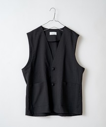 WHIMSIC | 【WHIMSIC】ノーカラーベスト(ベスト)