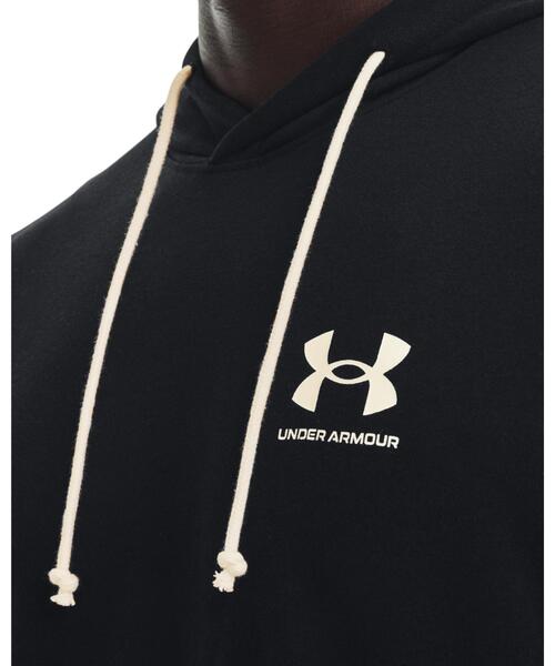 UNDER ARMOUR(アンダーアーマー)の「UAライバルテリー フーディー 〈レフトチェスト〉(トレーニング/メンズ)(スウェット・メンズ・ブラック/ライトグレー・S/M/3XL/XXL/L/XL)」の15枚目の写真