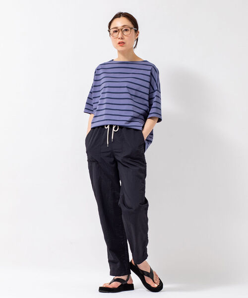 NOLLEY’S（ノーリーズ）の「【WEB限定サイズあり】ナイロン撥水タフタベイカーパンツ（その他パンツ・レディース・ブルー/ホワイト/ブラック/オレンジ/ライトグリーン・40/38/36）」の6枚目の写真