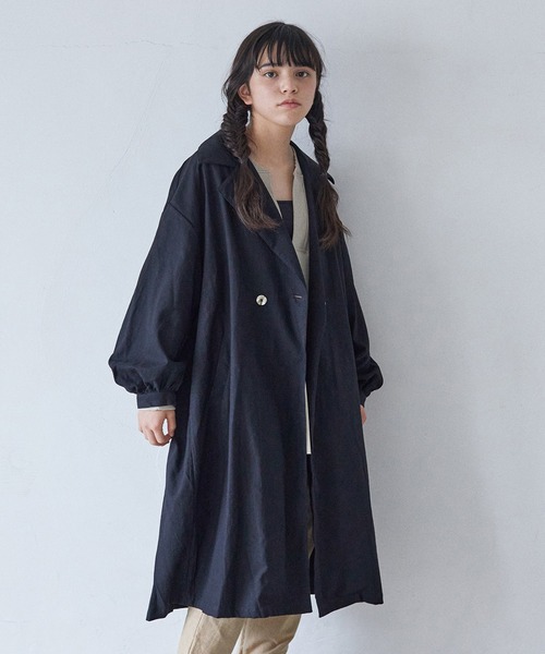 undeny.(アンディニ-)の「undeny/アンディニー トレンチコート(トレンチコート・キッズ・ベージュ系その他/ブラック/カーキ・3/2/1)」の2枚目の写真