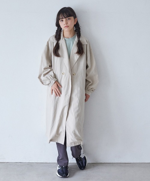 undeny.(アンディニ-)の「undeny/アンディニー トレンチコート(トレンチコート・キッズ・ベージュ系その他/ブラック/カーキ・3/2/1)」の11枚目の写真