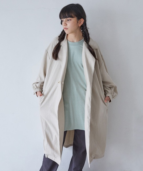 undeny.(アンディニ-)の「undeny/アンディニー トレンチコート(トレンチコート・キッズ・ベージュ系その他/ブラック/カーキ・3/2/1)」の10枚目の写真