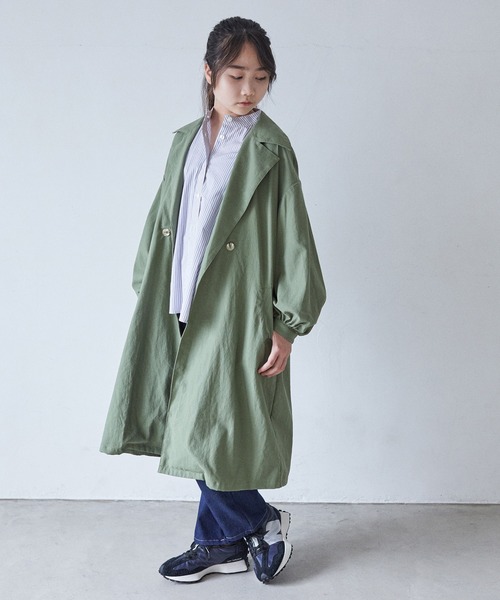 undeny.(アンディニ-)の「undeny/アンディニー トレンチコート(トレンチコート・キッズ・ベージュ系その他/ブラック/カーキ・3/2/1)」の12枚目の写真