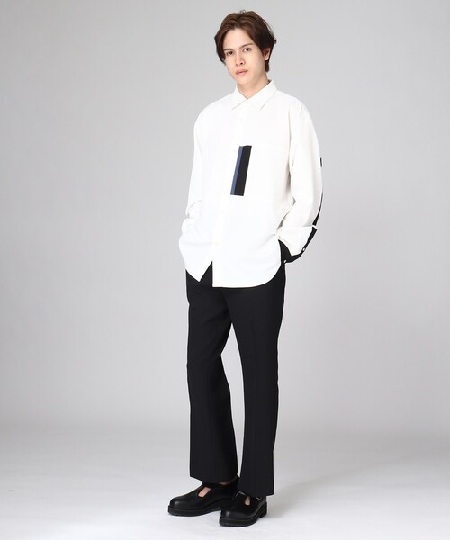 tk.TAKEO KIKUCHI(ティーケータケオキクチ)の「◆カラースリムフレアパンツ(その他パンツ・メンズ・ワインレッド/ブルー/ブラック/チャコールグレー・02/66/03)」の14枚目の写真