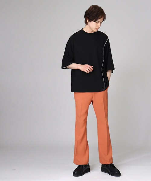 tk.TAKEO KIKUCHI(ティーケータケオキクチ)の「◆カラースリムフレアパンツ(その他パンツ・メンズ・ワインレッド/ブルー/ブラック/チャコールグレー・02/66/03)」の15枚目の写真