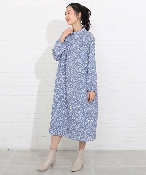 SHOO・LA・RUE（シューラルー）の「◆花柄ロングワンピース（ワンピース・レディース・ホワイト系その他6/ブラック系6/ブルー系5・00）」の18枚目の写真