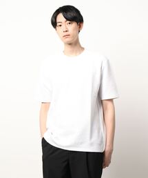 MONSIEUR NICOLE | ジオメトリック柄 ジャカードカットソー(Tシャツ/カットソー)