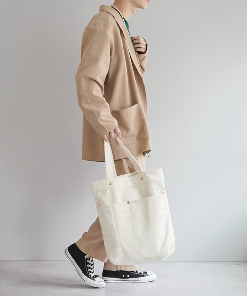 DISCOAT（ディスコート）の「テックリネンWブレストシャツジャケット（テーラードジャケット・レディース・チャコールグレー/ベージュ/ライトグレー・FREE）」の7枚目の写真