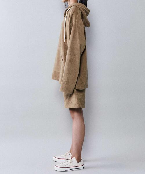 THING FABRICS（シングファブリックス）の「THING FABRICS別注パイルショーツ（その他パンツ・レディース・ブラウン/ブラック/レッド/カーキ・FREE）」の7枚目の写真